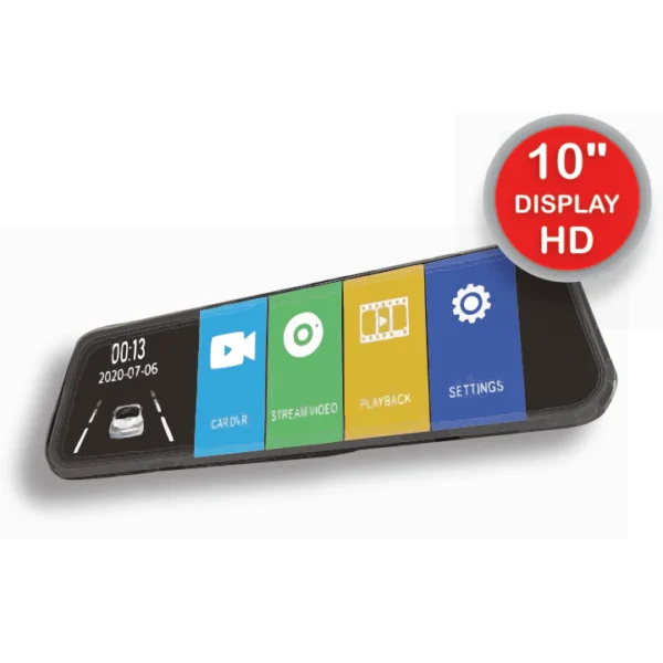 Espejo retrovisor DVR 10"
